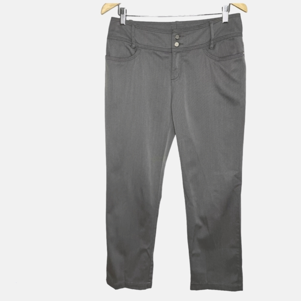 Icebreaker Gray Vista BlPants Wool Cotton Hiking Pants Womens